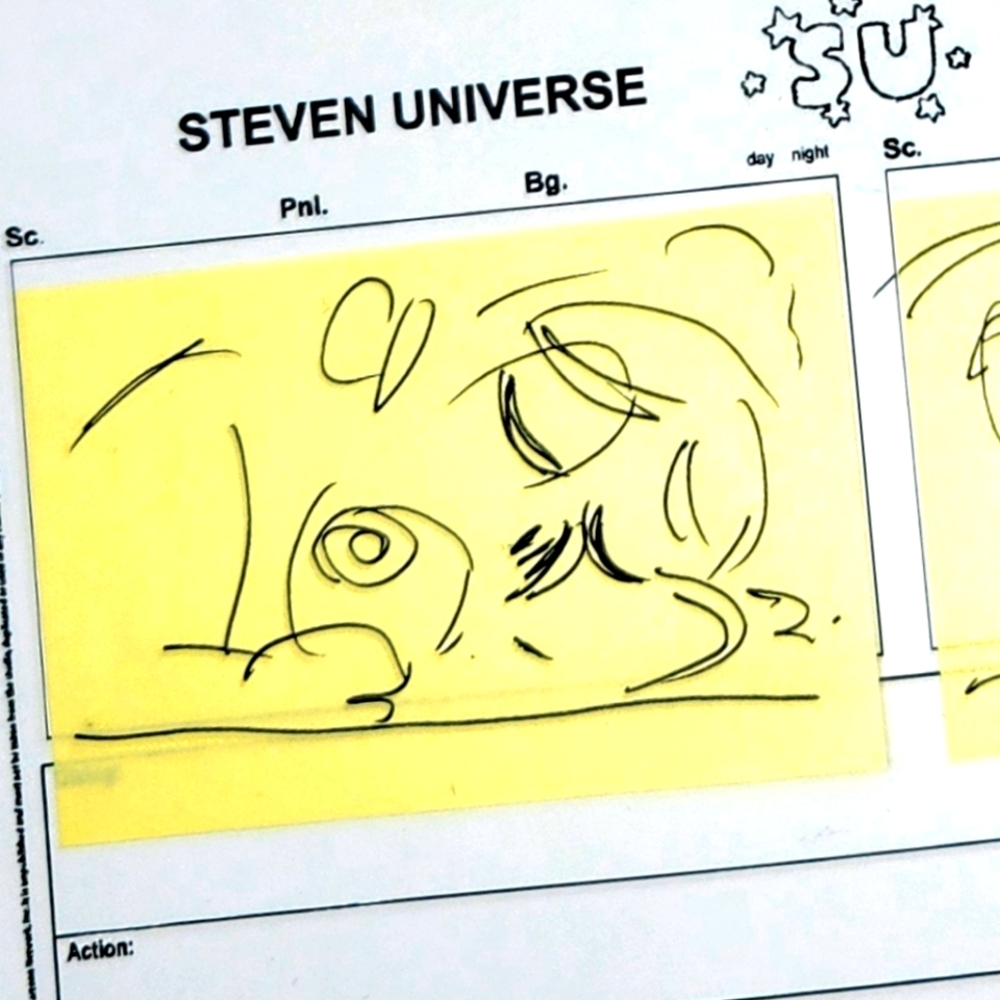 SU "FACE GRAB" ALT Thumbnail Storyboards - An Indirect Kiss by Raven Molisee
